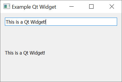 A Python Qt5 example widget