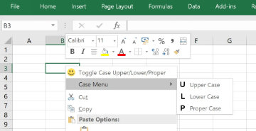 Customising Excel’s Context Menus.