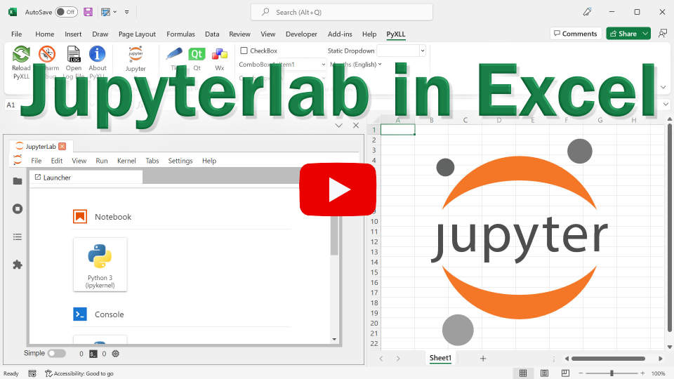JupyterLab in Excel