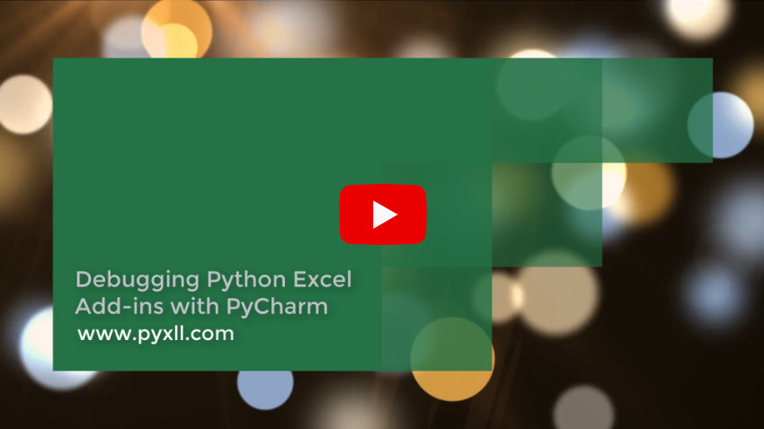 Debugging with PyCharm